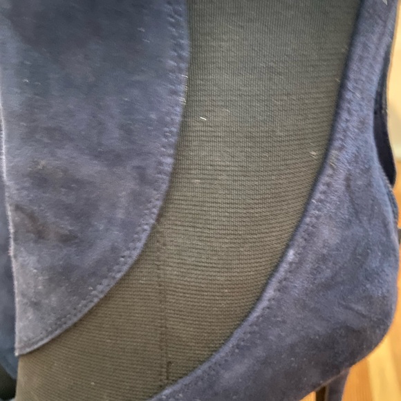 Nine West Suede Booties Sz 8 - Picture 3 of 5